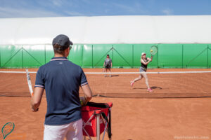Obóz tenisowy trening