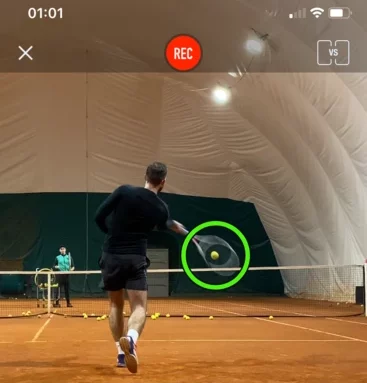 Wideo analiza uderzeń tenisowych