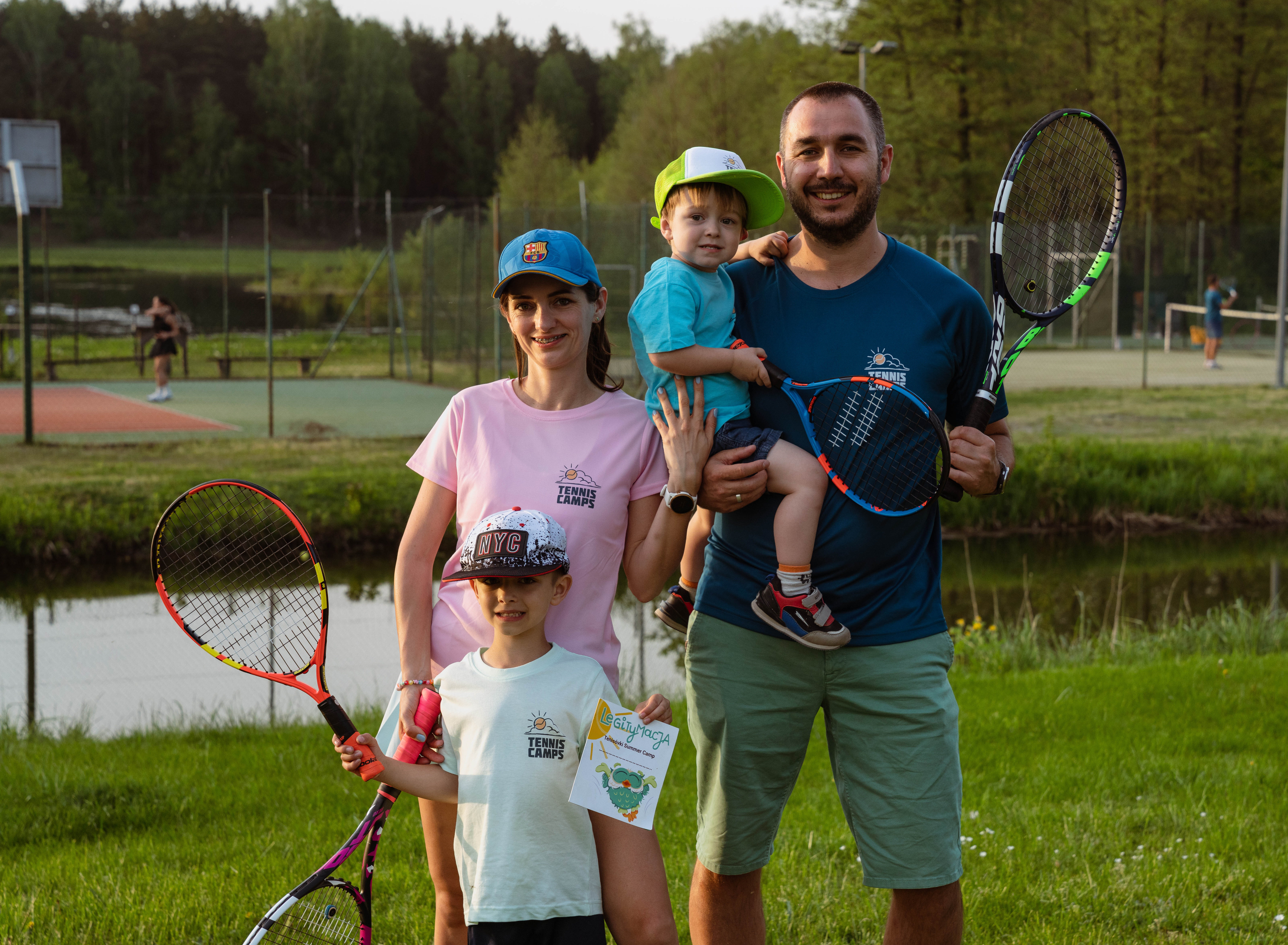 rodzinny oboz tenisowy karta tenisowej rodziny